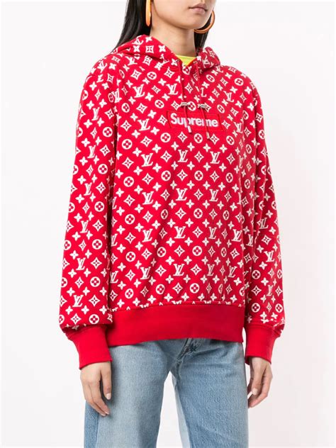 supreme louis vuitton prezzi felpa|supreme x louis vuitton hoodie.